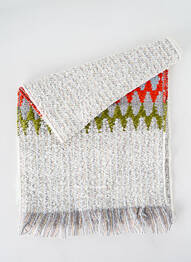 Echarpe maille tricot gris JOSÉLISE femme