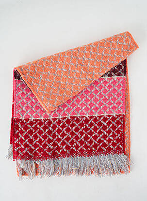 Echarpe maille tricot orange JOSÉLISE femme