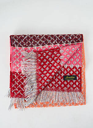 Echarpe maille tricot orange JOSÉLISE femme