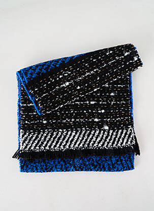 Echarpe maille tricot bleu JOSÉLISE femme