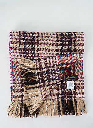 Echarpe maille tricot violet JOSÉLISE femme