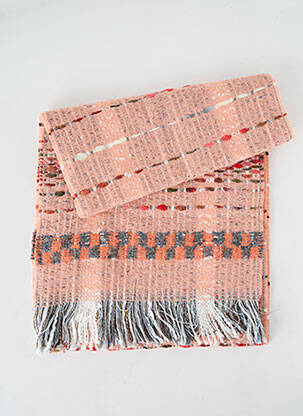 Echarpe maille tricot rose JOSÉLISE femme