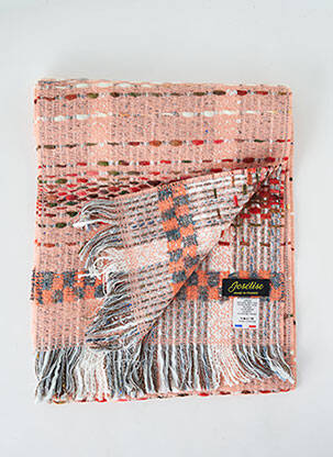 Echarpe maille tricot rose JOSÉLISE femme