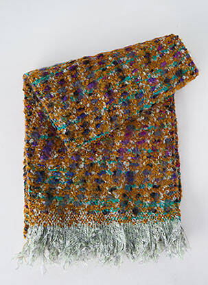 Echarpe maille tricot vert JOSÉLISE femme