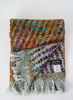 Echarpe maille tricot vert JOSÉLISE femme