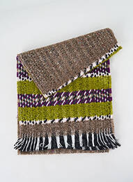 Echarpe maille tricot vert JOSÉLISE femme