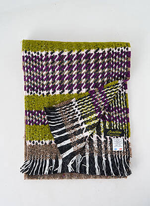 Echarpe maille tricot vert JOSÉLISE femme
