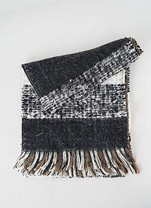 Echarpe maille tricot noir JOSÉLISE femme