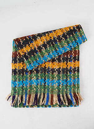 Echarpe maille tricot bleu JOSÉLISE femme