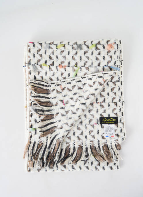 Echarpe blanc JOSÉLISE pour femme