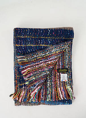 Echarpe maille tricot bleu JOSÉLISE femme