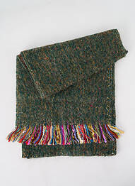 Echarpe maille tricot vert JOSÉLISE femme