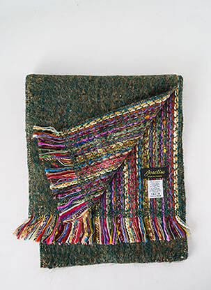 Echarpe maille tricot vert JOSÉLISE femme