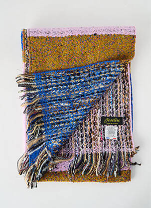 Echarpe maille tricot bleu JOSÉLISE femme
