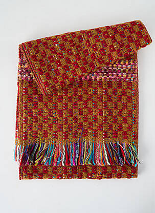 Echarpe maille tricot rouge JOSÉLISE femme