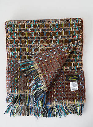 Echarpe maille tricot marron JOSÉLISE femme