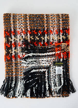 Echarpe maille tricot orange JOSÉLISE femme