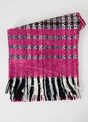 Echarpe maille tricot rose JOSÉLISE femme