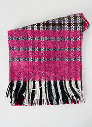 Echarpe maille tricot rose JOSÉLISE femme