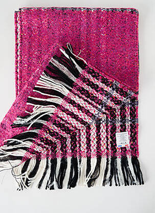 Echarpe maille tricot rose JOSÉLISE femme