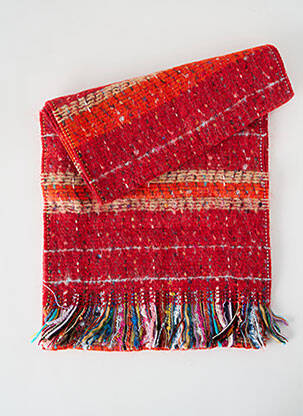 Echarpe maille tricot rouge JOSÉLISE femme