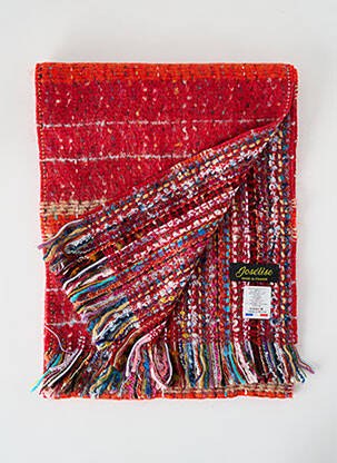 Echarpe maille tricot rouge JOSÉLISE femme