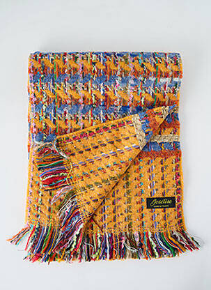 Echarpe maille tricot jaune JOSÉLISE femme