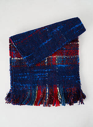 Echarpe maille tricot bleu JOSÉLISE femme