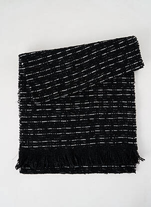 Echarpe maille tricot noir JOSÉLISE femme
