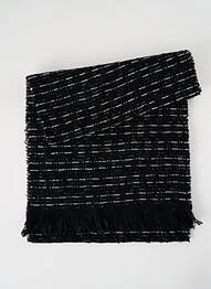 Echarpe maille tricot noir JOSÉLISE femme