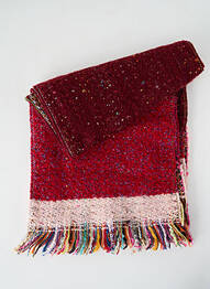 Echarpe maille tricot rose JOSÉLISE femme