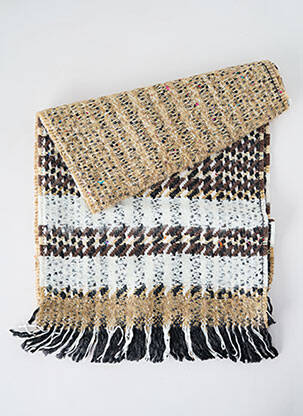 Echarpe maille tricot beige JOSÉLISE femme
