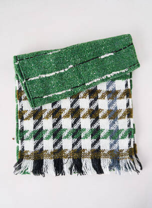 Echarpe maille tricot vert JOSÉLISE femme