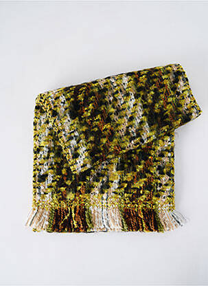 Echarpe maille tricot vert JOSÉLISE femme