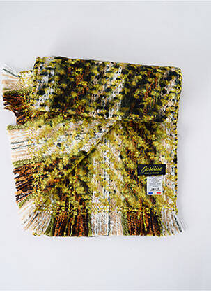 Echarpe maille tricot vert JOSÉLISE femme