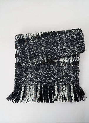 Echarpe maille tricot noir JOSÉLISE femme