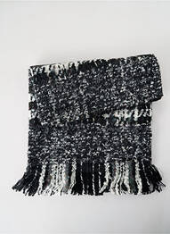 Echarpe maille tricot noir JOSÉLISE femme