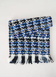 Echarpe maille tricot bleu JOSÉLISE femme