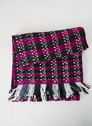 Echarpe maille tricot violet JOSÉLISE femme