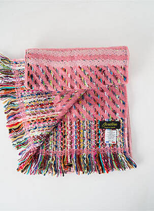 Echarpe maille tricot rose JOSÉLISE femme