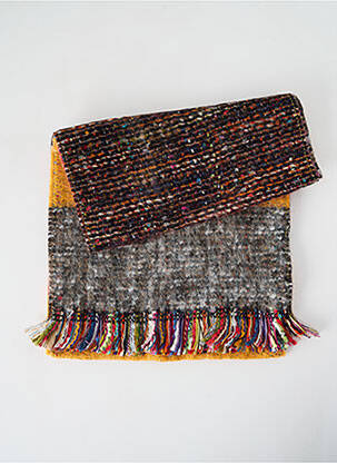 Echarpe maille tricot orange JOSÉLISE femme