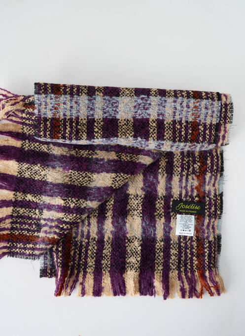 Echarpe violet JOSÉLISE pour femme