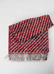 Echarpe maille tricot rouge JOSÉLISE femme