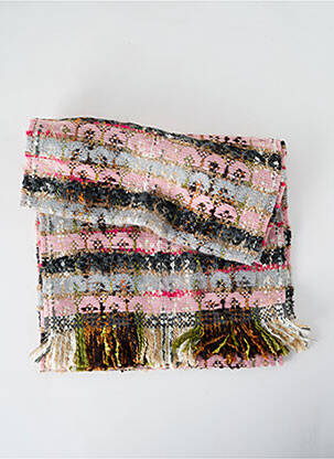 Echarpe maille tricot rose JOSÉLISE femme
