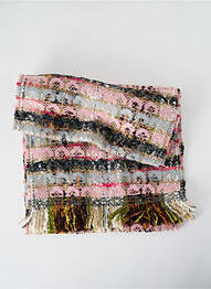 Echarpe maille tricot rose JOSÉLISE femme
