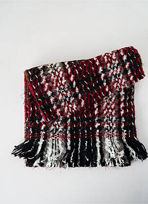 Echarpe maille tricot rouge JOSÉLISE femme