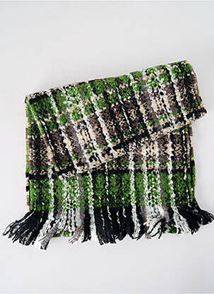 Echarpe maille tricot vert JOSÉLISE femme
