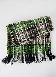 Echarpe maille tricot vert JOSÉLISE femme