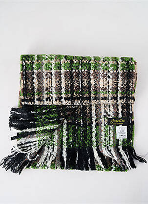 Echarpe maille tricot vert JOSÉLISE femme