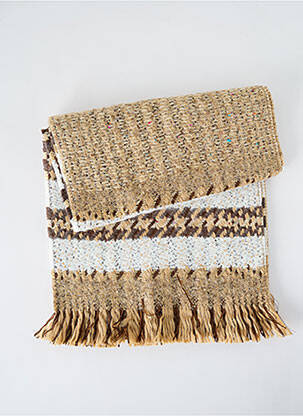 Echarpe maille tricot beige JOSÉLISE femme